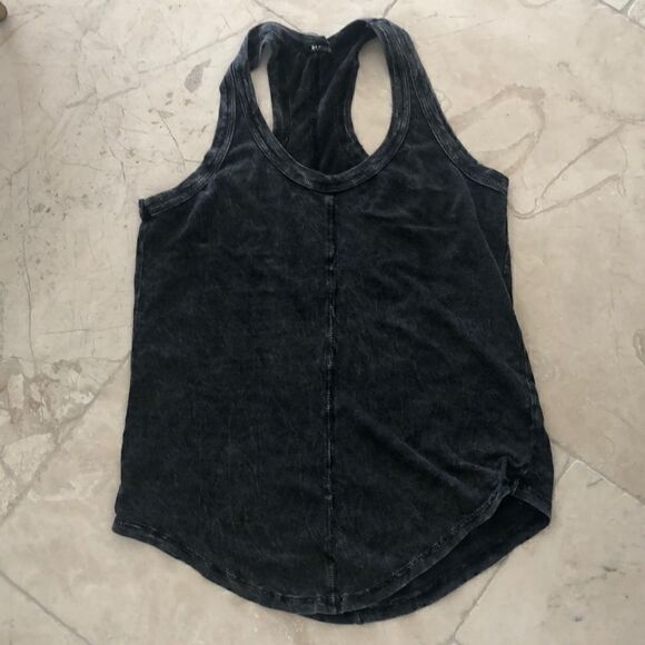 LA Made weathered burnout racerback yoga tank XS - Picture 1 of 2